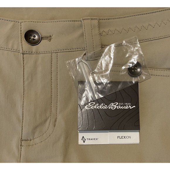 Eddie Bauer Horizon Shorts Womens 4 Beige - Picture 2 of 9